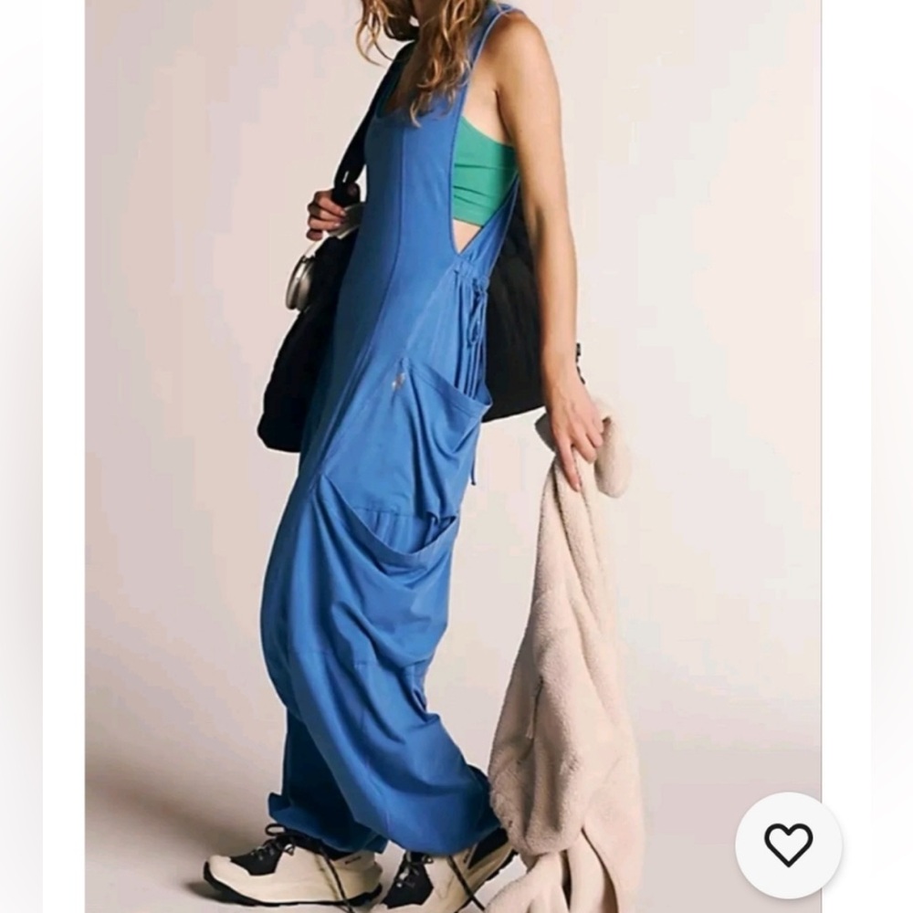 Free People Movement Infinity Onesie Swim Club Blue - Picture 2 of 14